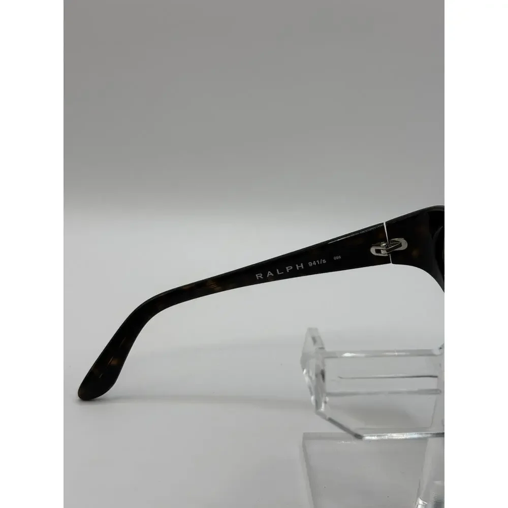 Vintage Ralph Lauren 941/S 086 Tortoise Oval Sunglasses Brown Lenses
